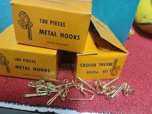 Heading Tape Accessories Gold Metallic Drapery Curtain Hooks