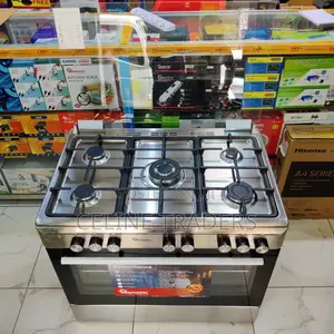 Ramtons Rf/499 90×60 5 Gas Inox Cooker (Silver)