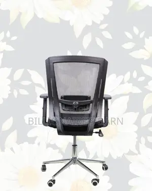 Ergonomic Mid-back Chair With Chrome Base | For Professional Offices