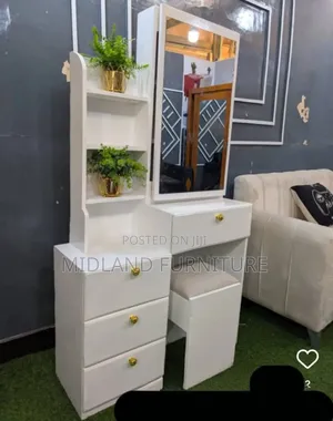 Dressing Table Cabinet With Stool