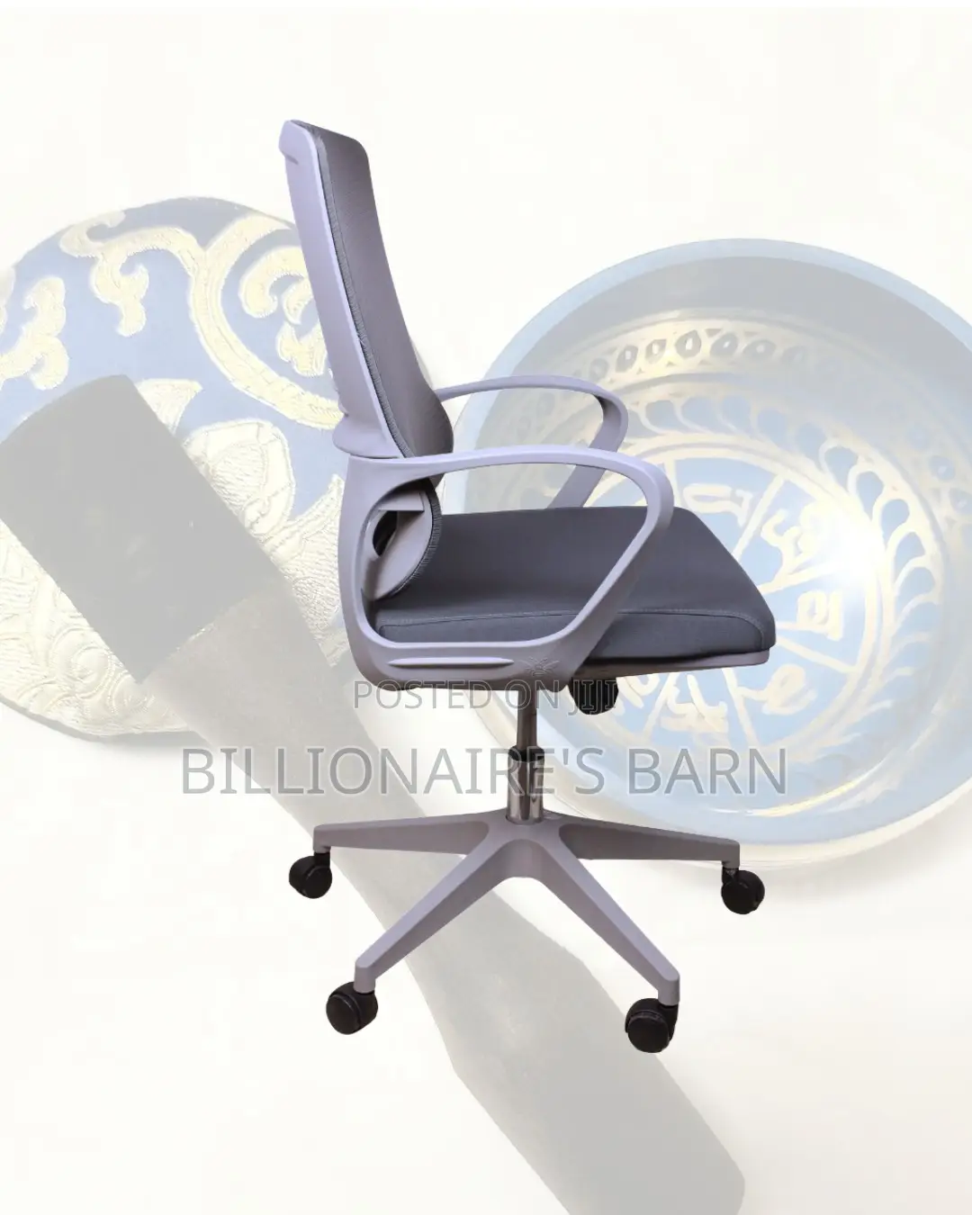 Adjustable (Ergonomic) Grey Ergonomic Chair Office | Nairobi Delivery