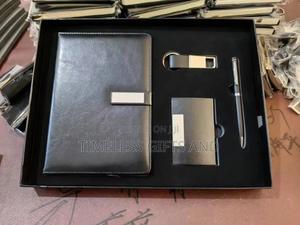 Black Notebook Corporate Office Gift Set Package