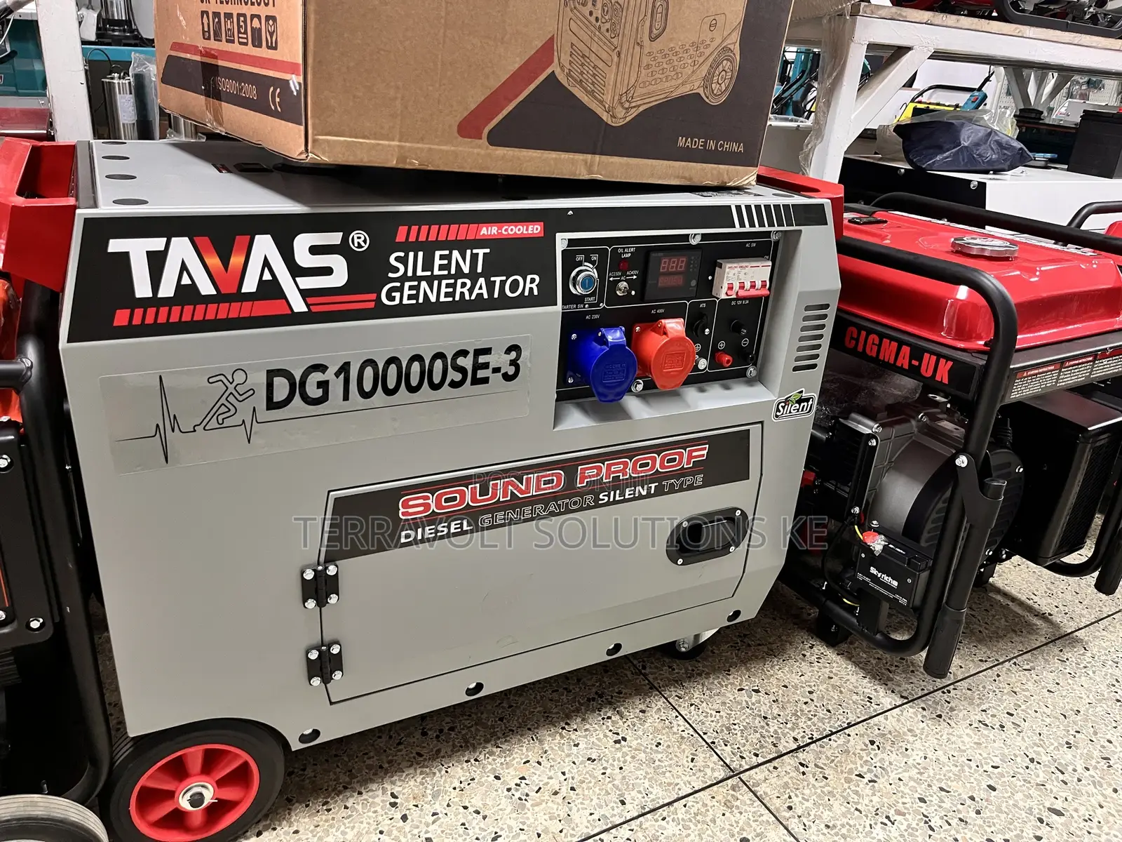 12kva Tavas Silent Diesel Generator With Ats(Air Cooled)