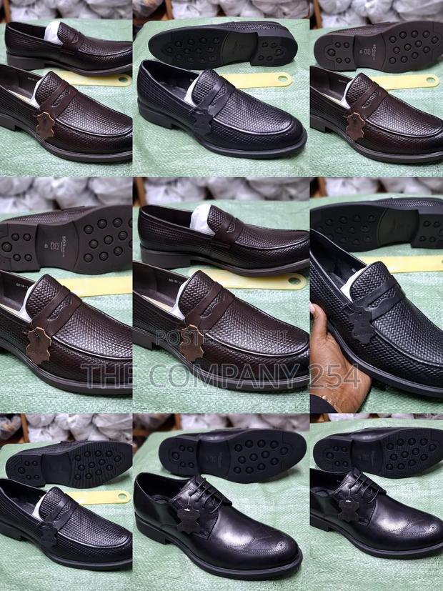 Quality Leather Billionaire Slip on Loafer Official Shoes - main view