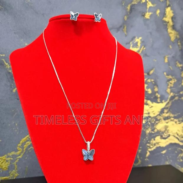 Necklace and Earrings Silver Set - main view