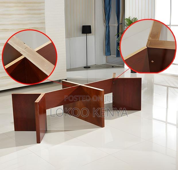Office Table; 3 M Mahogany Executive Conference Meeting Table - thumbnail 5