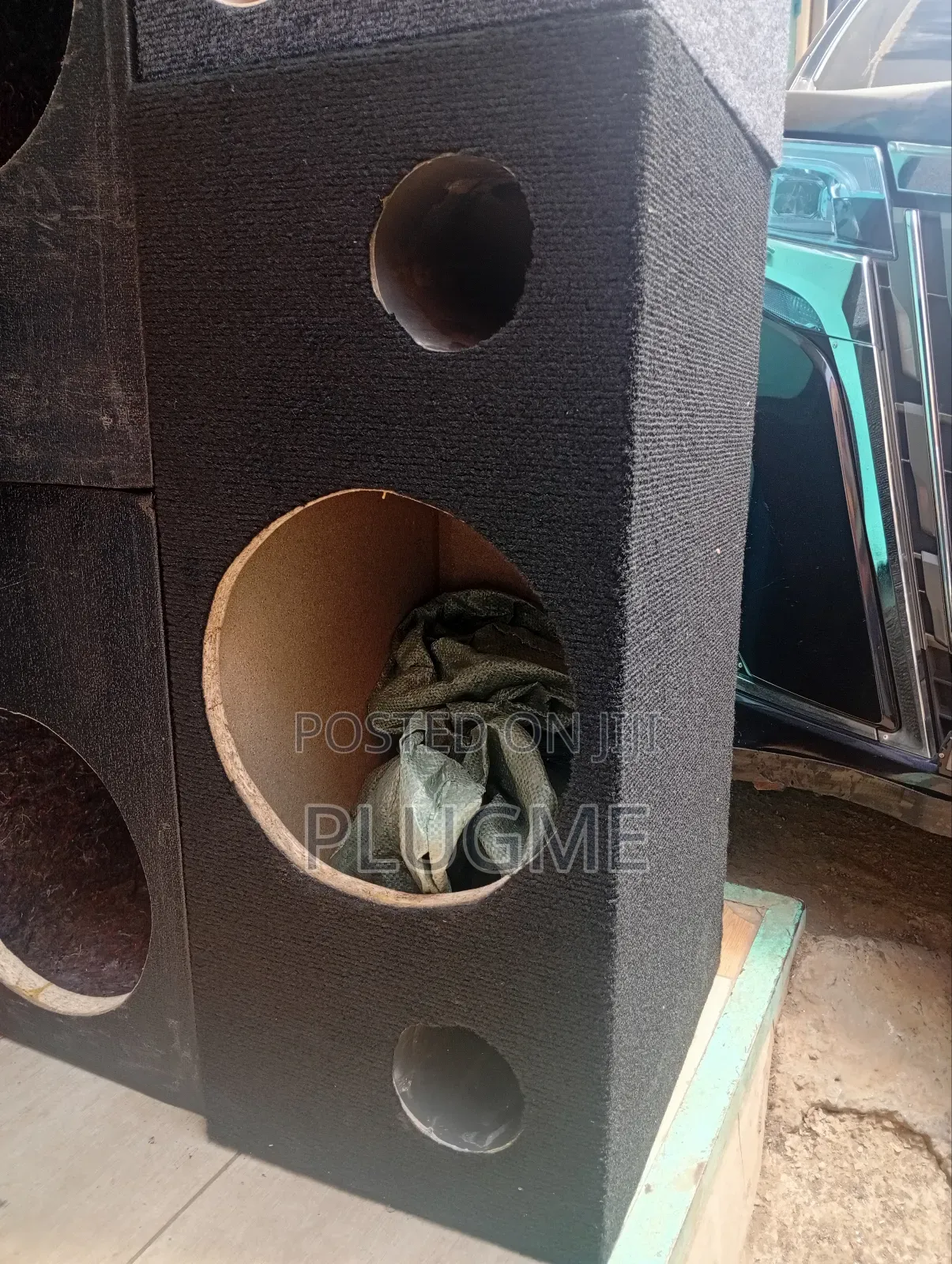New 12" Subwoofer Cabinet With Double Breather Sony/Pioneer/Kenwood