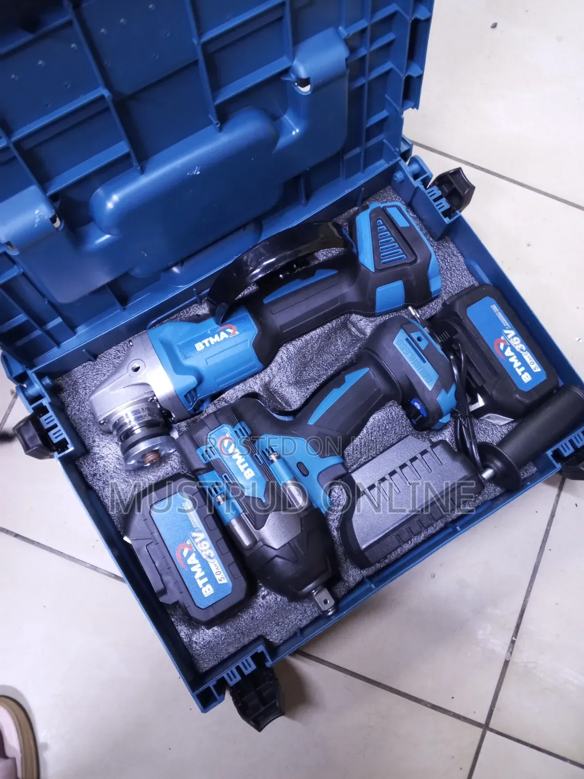 Brushless Cordless Combo Grinder and Impact Wrench