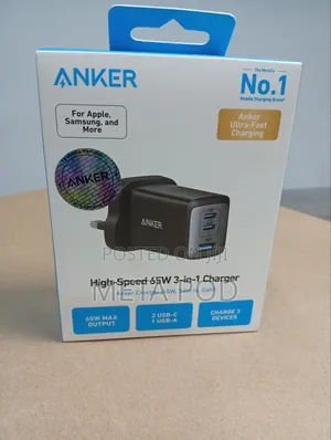 Anker High Speed 65w 3 in 1 Charger