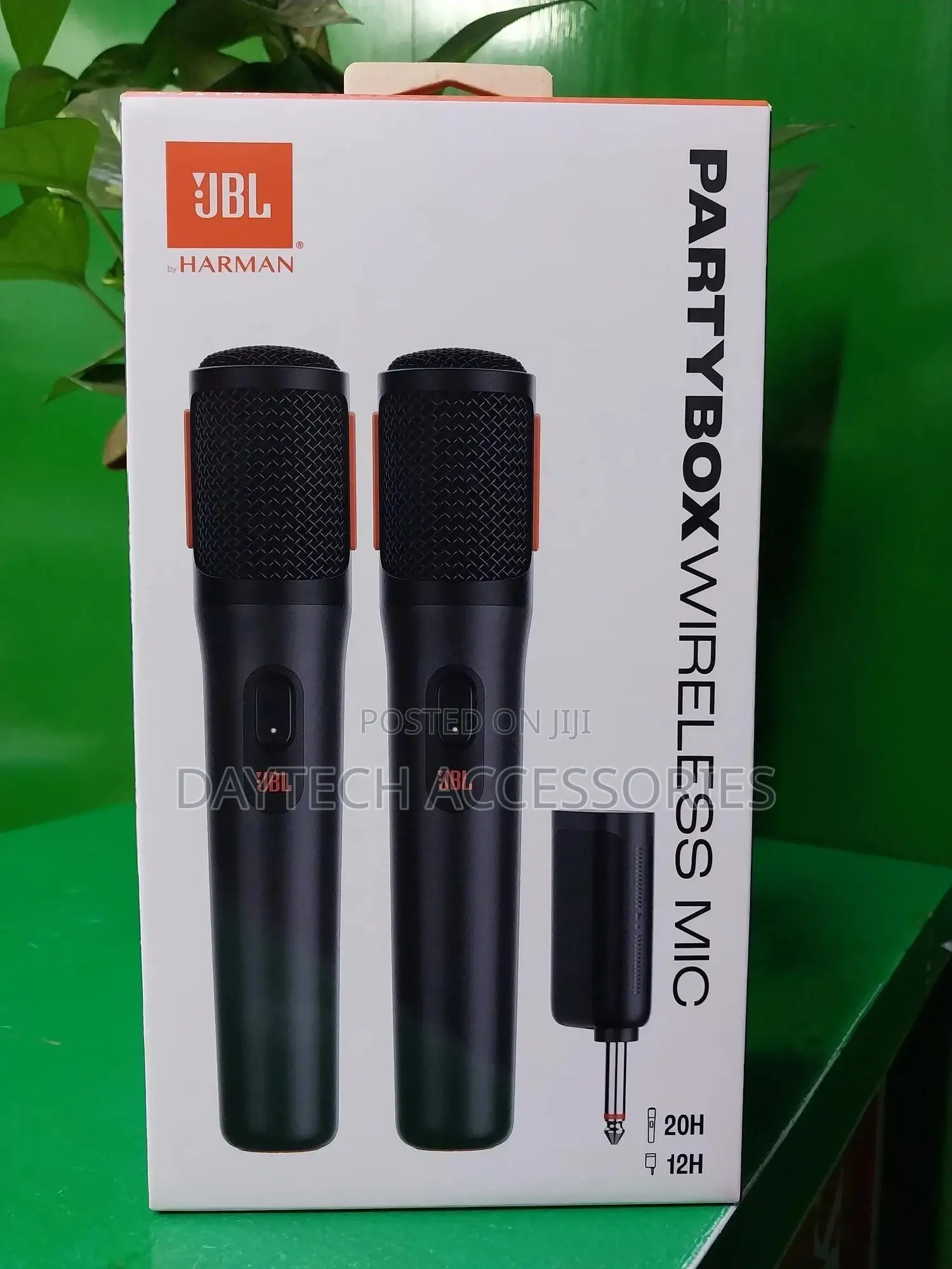 JBL Wireless Two Microphone Systemset With Dual-Channel Receiver Black