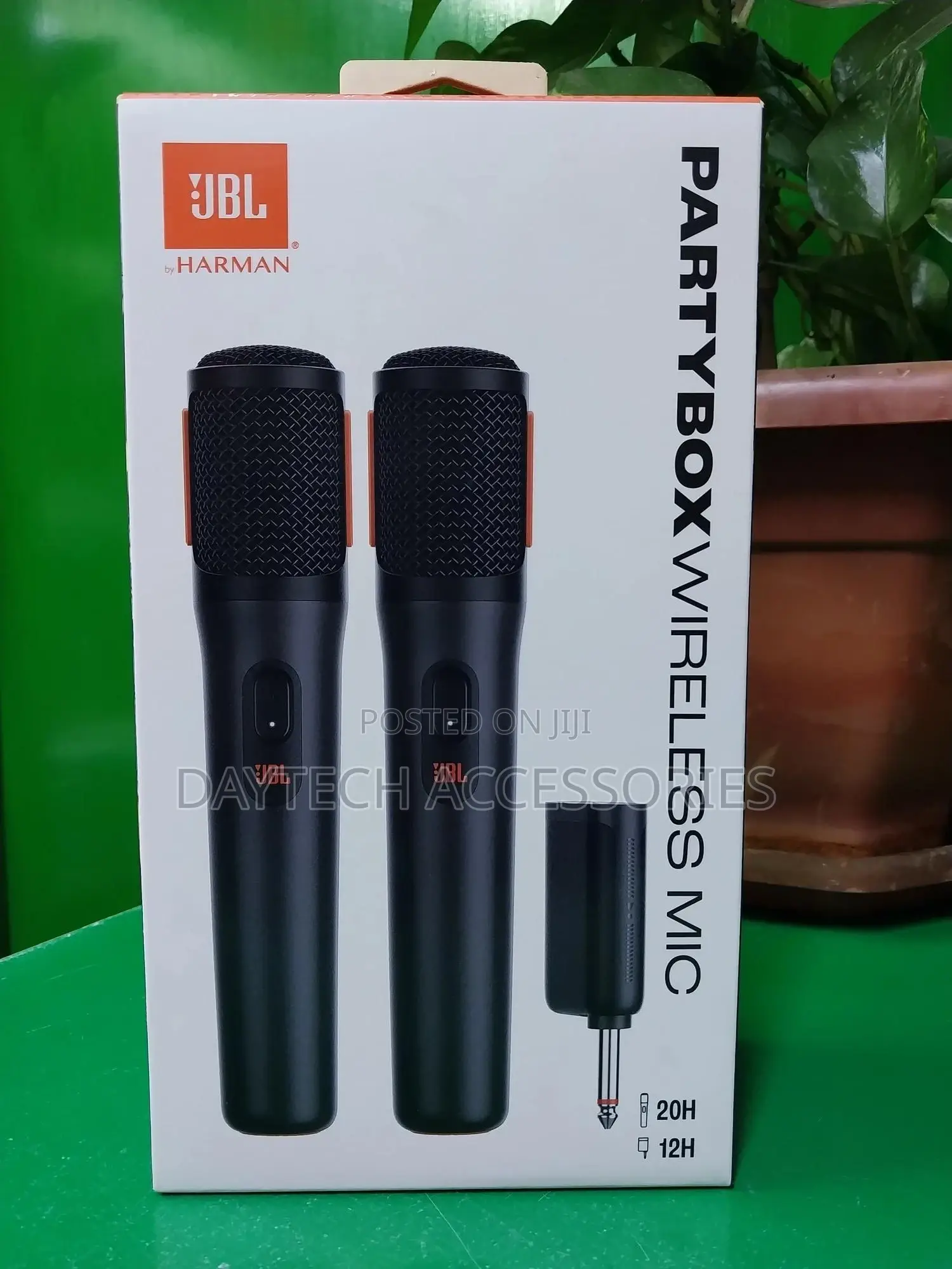JBL Wireless Two Microphone Systemset With Dual-Channel Receiver Black