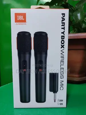 JBL Wireless Two Microphone Systemset With Dual-Channel Receiver Black