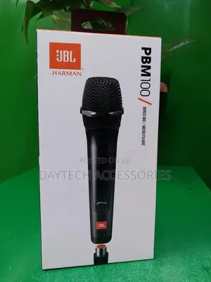 The JBL Pbm100 Wired Dynamic Vocal Microphone.