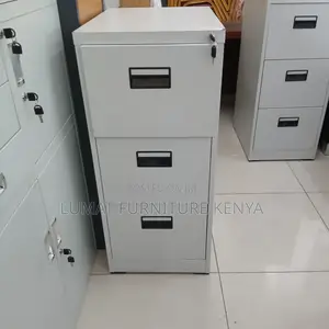 New 3 Drawer Metallic Filing Cabinet