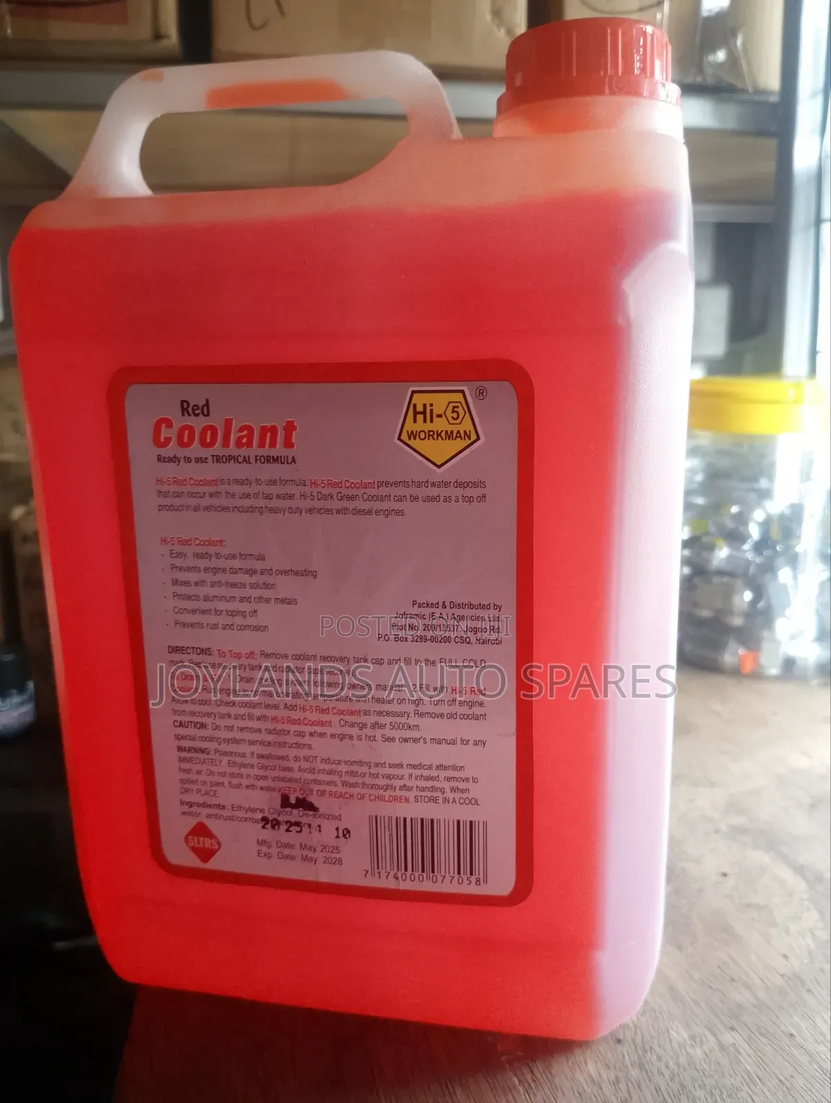 Tropical Radiator Coolant 5litres