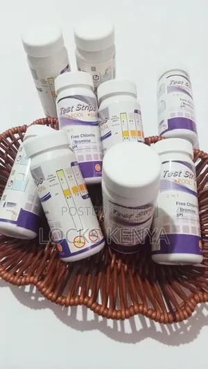 Spa Water Text Chlorine Strips