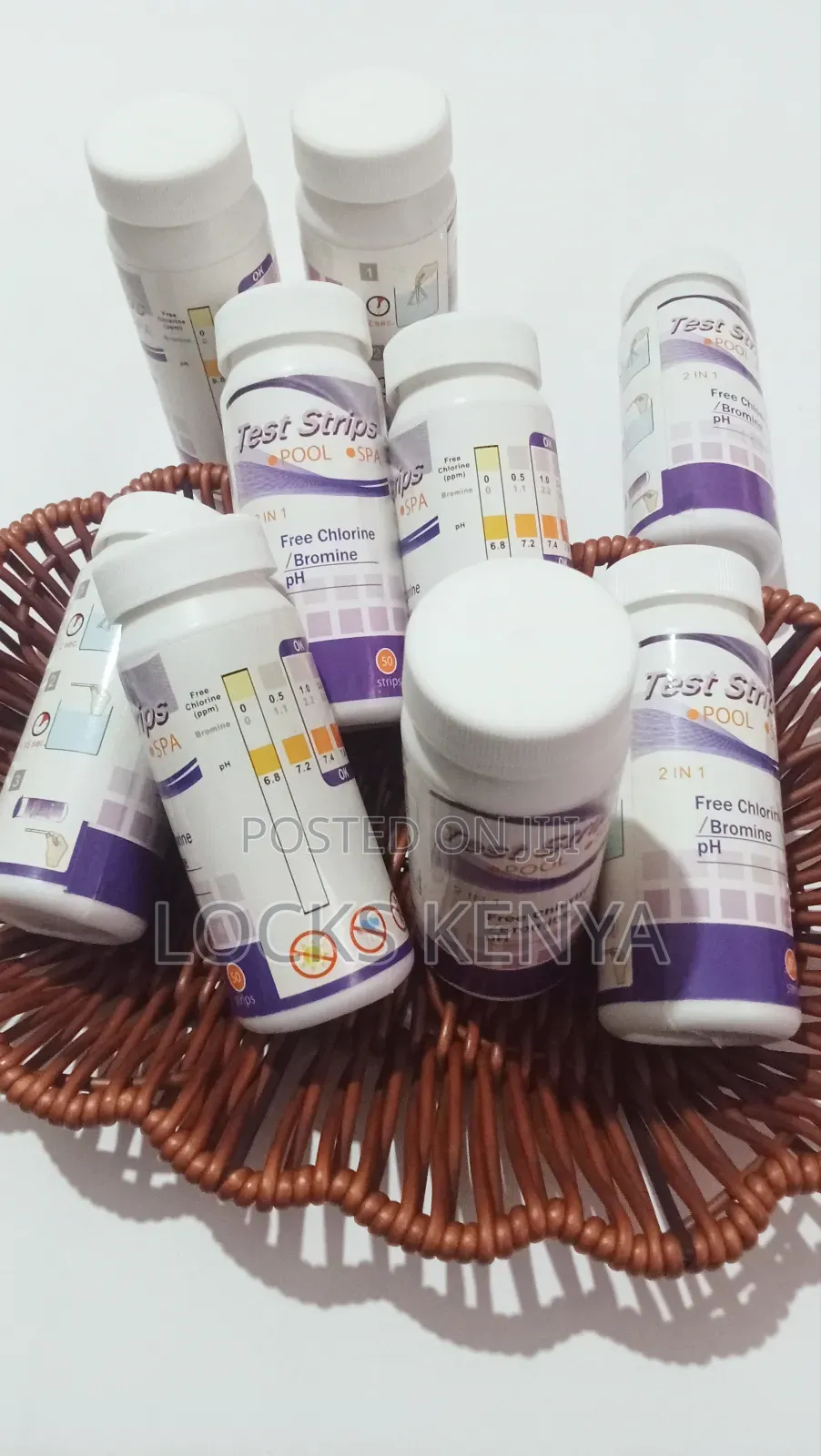 Spa Water Text Chlorine Strips