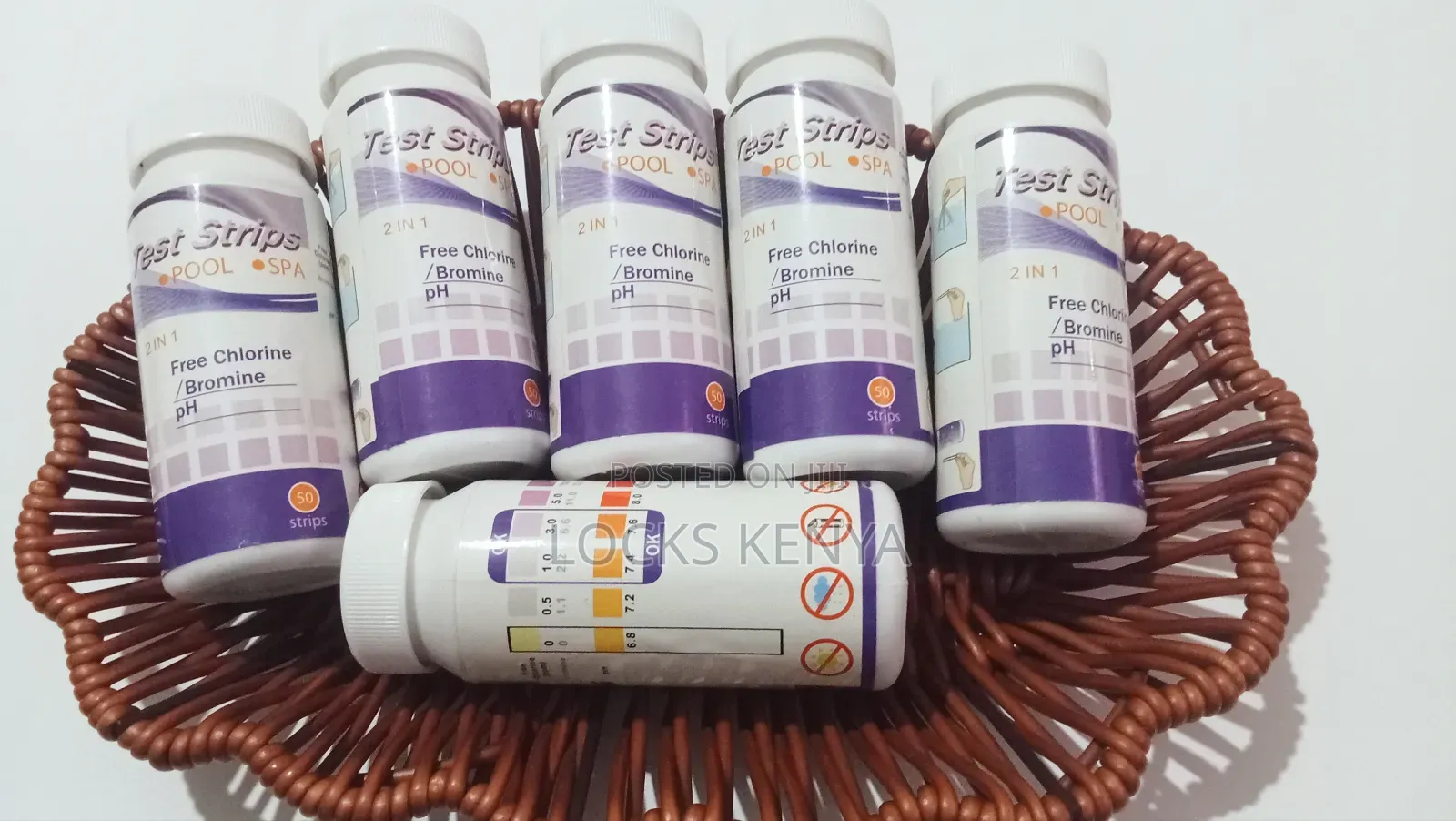 2 In 1 Pool Chlorine Test Strips