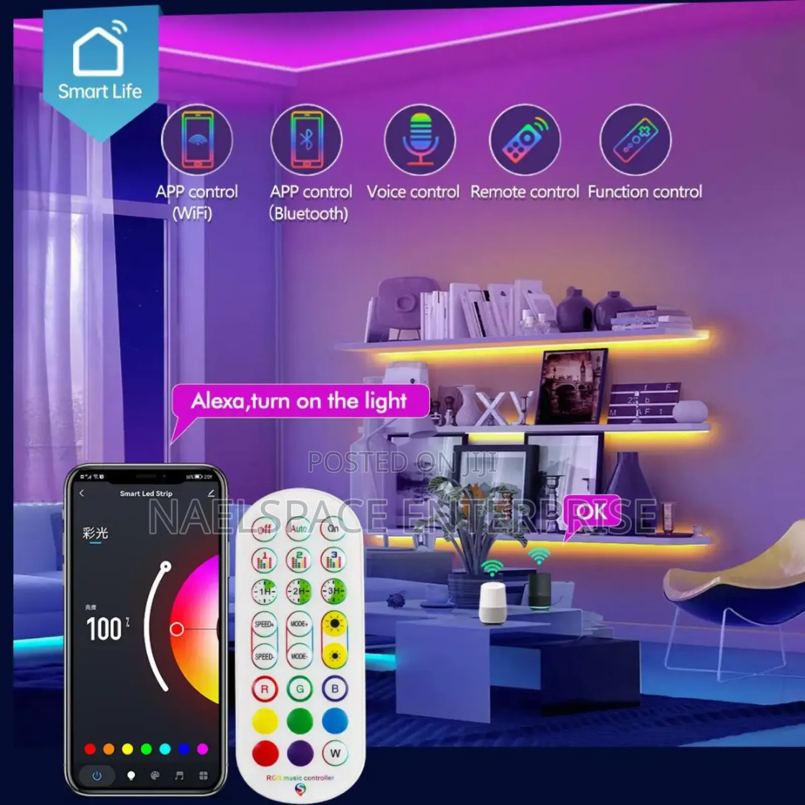 Rgbic Music Sync Led Strip Lights – 5m / 10m | Modern Smart Edition