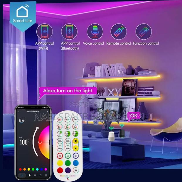 Rgbic Music Sync Led Strip Lights – 5m / 10m | Modern Smart Edition - thumbnail 3