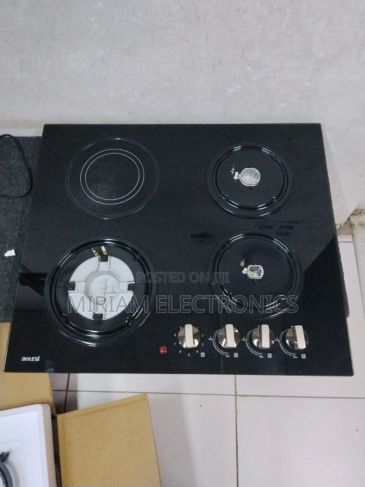 Bolesi Built in Hob Cooker 3 Gas 1 Induction Burner