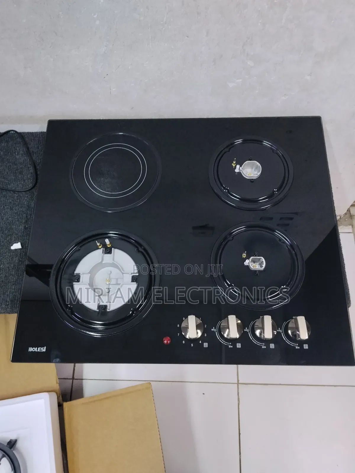 Bolesi Built in Hob Cooker 3 Gas 1 Induction Burner