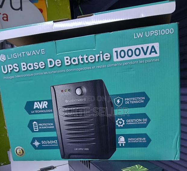 Lightwave 1000va Ups Power Backup Reliable 1000va (Volt-Amps) Capacity