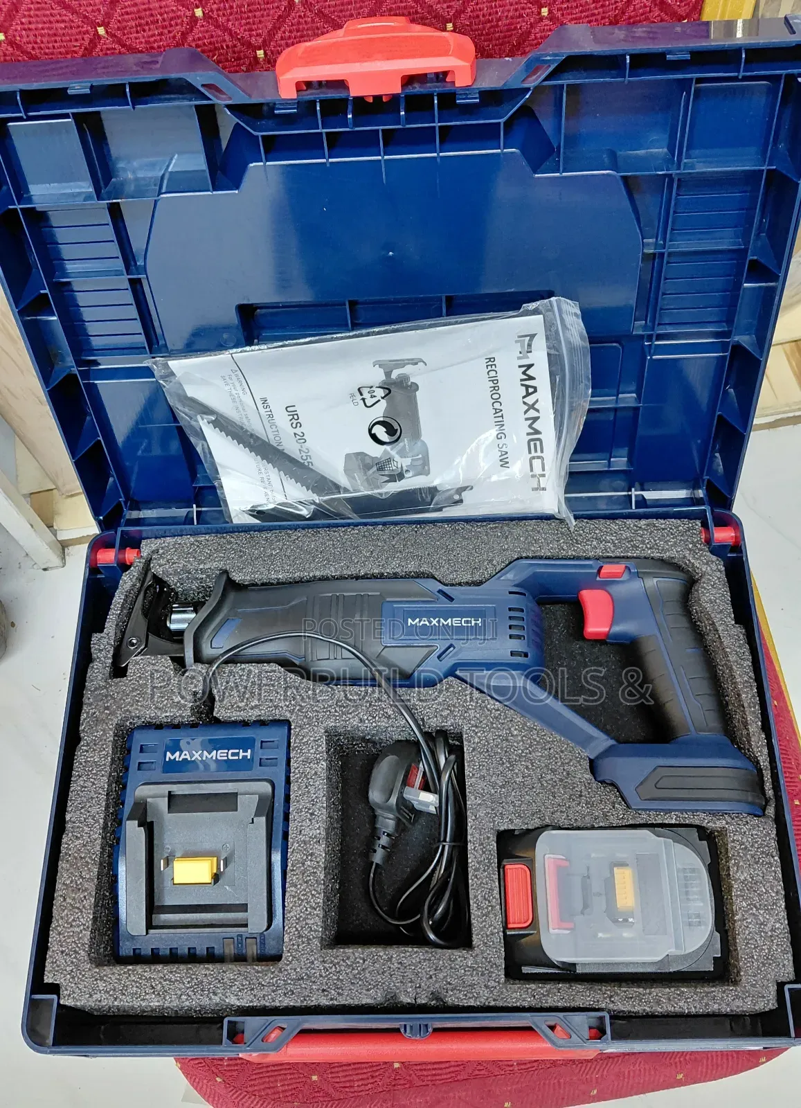 Cordless Maxmech Reciprocating Saw 4.0ah 20v