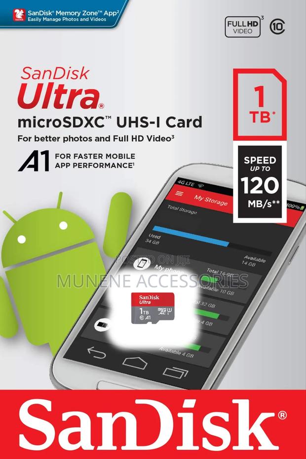 Sandisk 1tb Memory Sd Card Micro Stick Full Capacity - main view