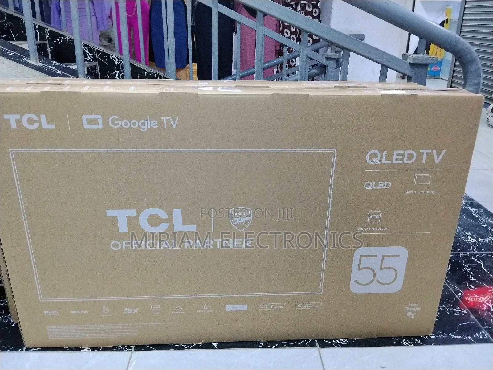 TCL 55′′ 55t6c Qled Smart Tv (New Model 2025)