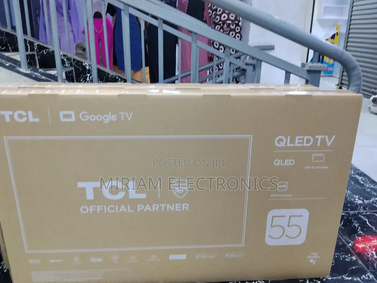 TCL 55′′ 55t6c Qled Smart Tv (New Model 2025)