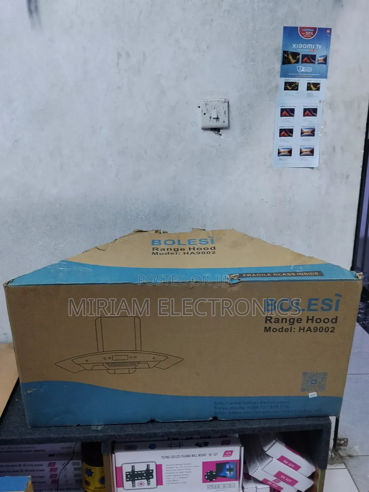 Bolesi Curved Kitchen Hood 90cm With 2 Speed