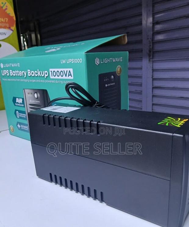 Lightwave 1000va 3 Pin Ups-Lw Ups1000 Offers Stronger Backup Capacity
