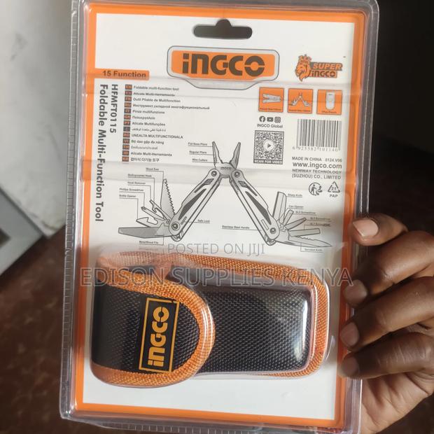 Multi Tool Ingco Foldable Multi-function Tool 15-in-1 Pliers Cutter - thumbnail 7