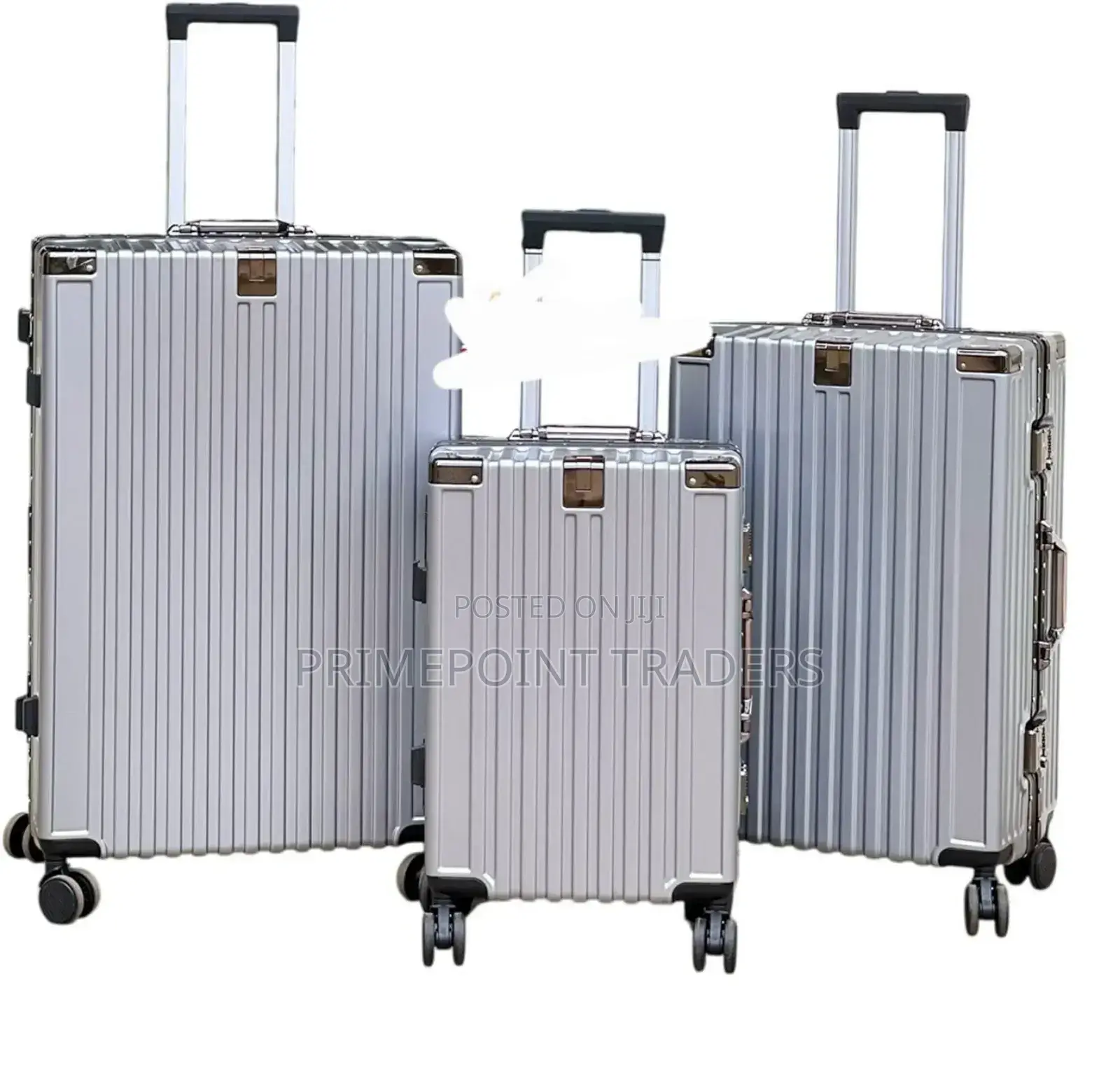 3 in 1 Laxurious Managerial Bossy Aliminium Flame Zippless Suitcase