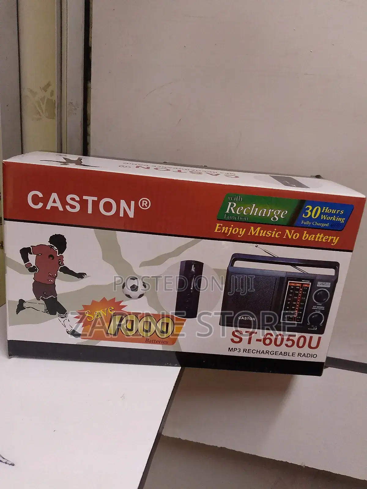 Caston Mp3 Rechargeable Radio With Usb Sd Card Socket, Tf Card Port