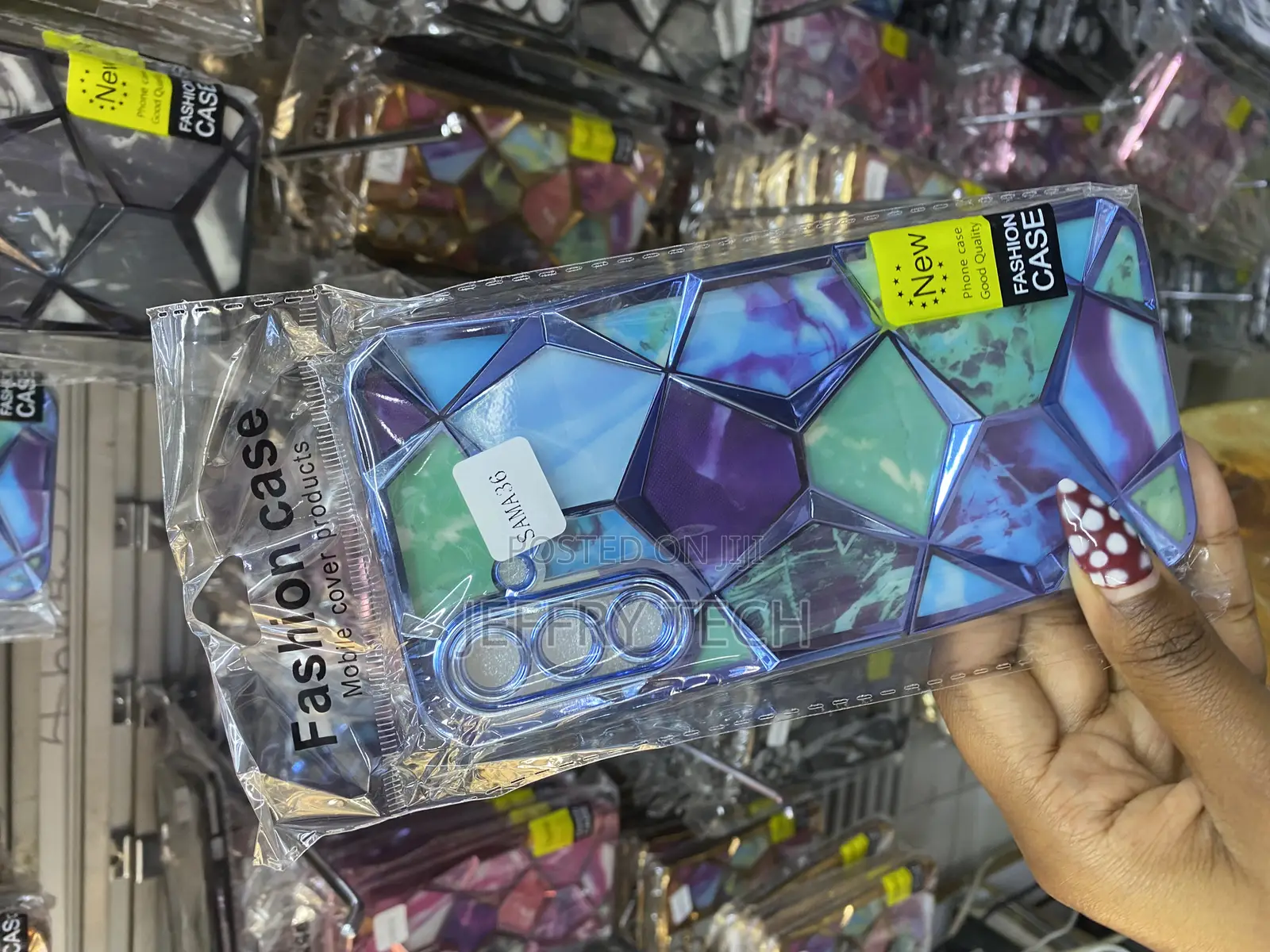 Disterk Samsung Galaxy A36 5g Glitter Sparkle Diamond Print Case