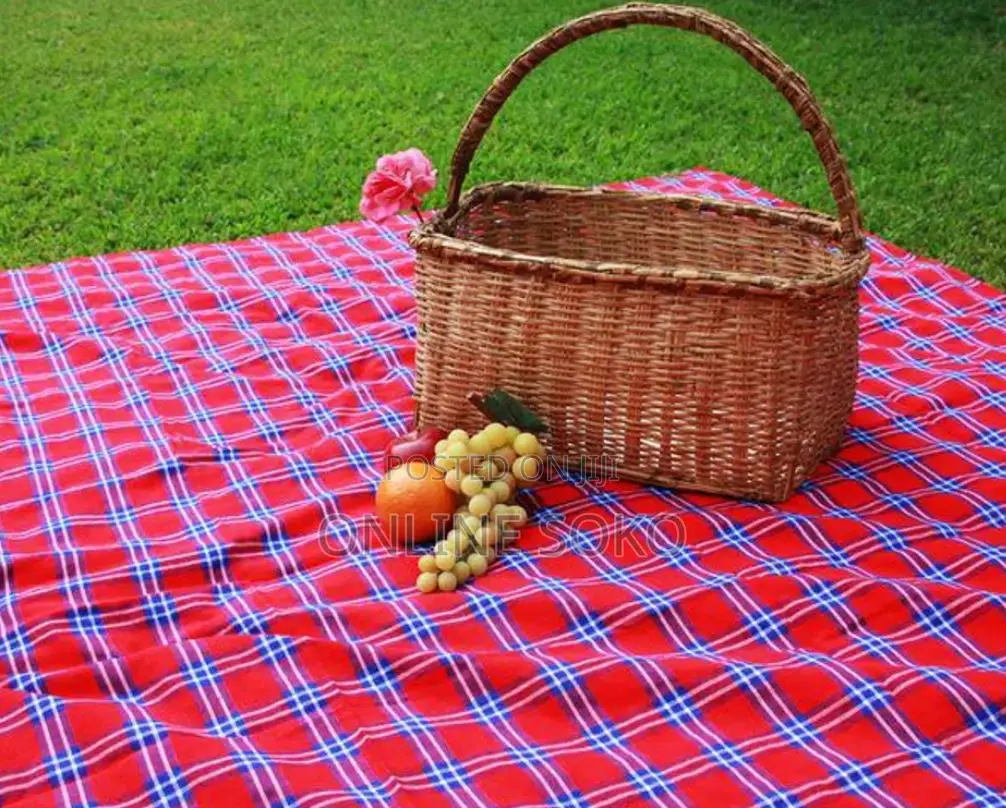 Authentic Kenyan Maasai Shuka/Kikoi Throw Blanket Travel Home Décor