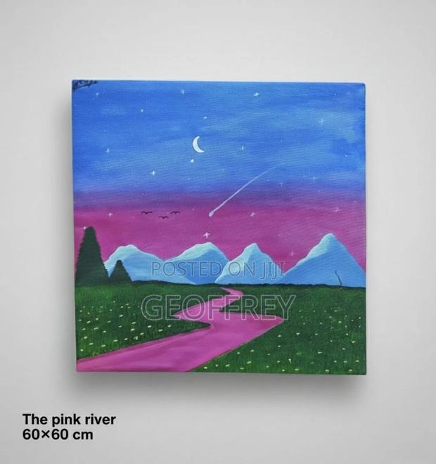 Hand Painted Acrylic Painting - thumbnail 3