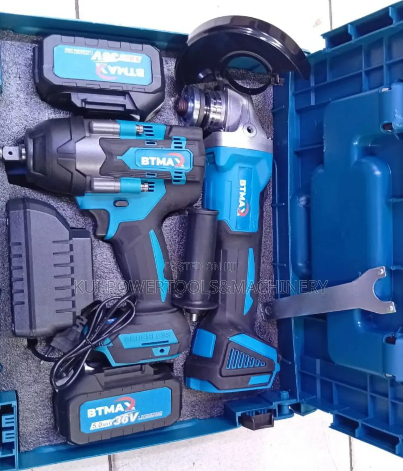 Bt Max Brushless Cordless Combo/ Grinder+Impact Wrench