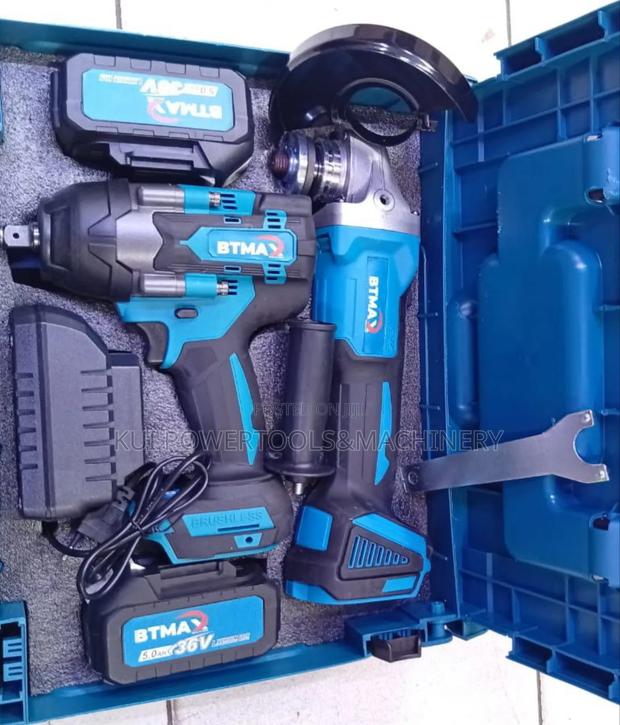 Bt Max Brushless Cordless Combo/ Grinder+Impact Wrench - main view
