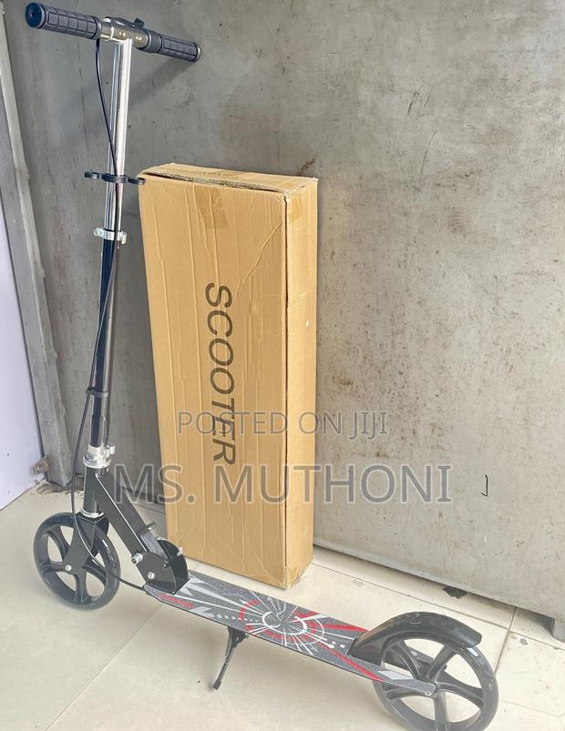 Foldable Full Metallic Kick Scooter With Hand Brakes for Kids Adults