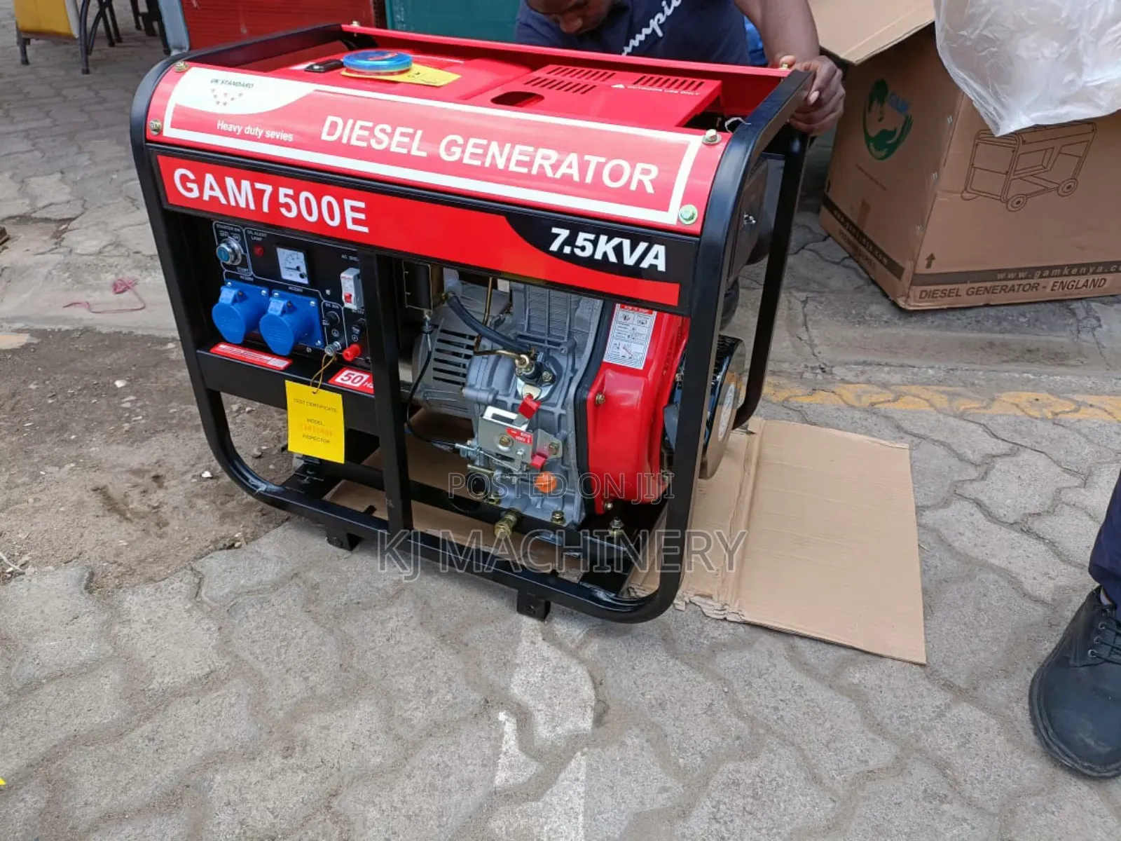 7.5kva Diesel Generator-open Type.