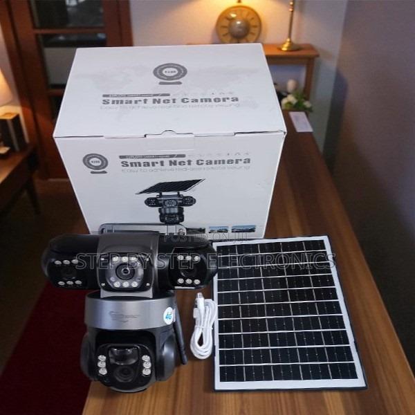 V380 Pro 4g 12mp Triple Lens Solar PTZ CCTV With Cloud Storage Option
