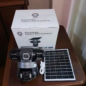V380 Pro 12mp PTZ Triple Lens Solar Camera With Dustproof Ip66 Design