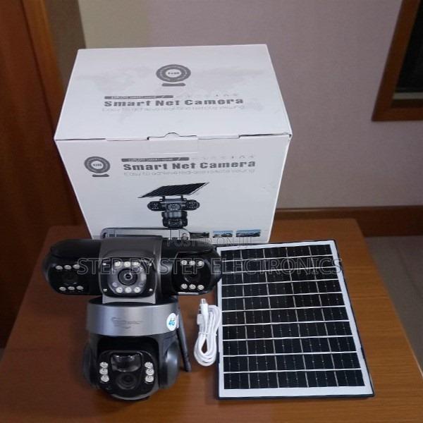 V380 Pro Solar 12mp 4g Triple Lens PTZ CCTV With Enhanced Connection