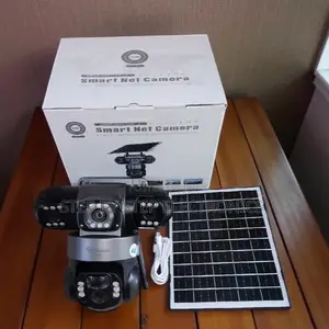V380 Pro 4g 12mp Triple Lens Solar PTZ CCTV With Quick Wake Up Mode