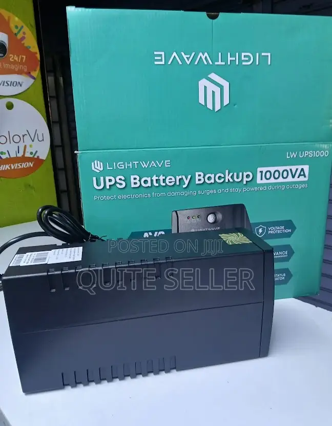 New Lightwave Back-Up Uninterrupted Power Supply (Ups) 1000va