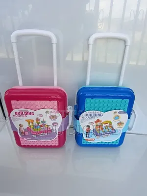 Trolley Building Blocks.
Colours,Blue and Pink.
67pcs