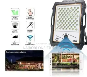 Solar-Powered Floodlight 100 Wats